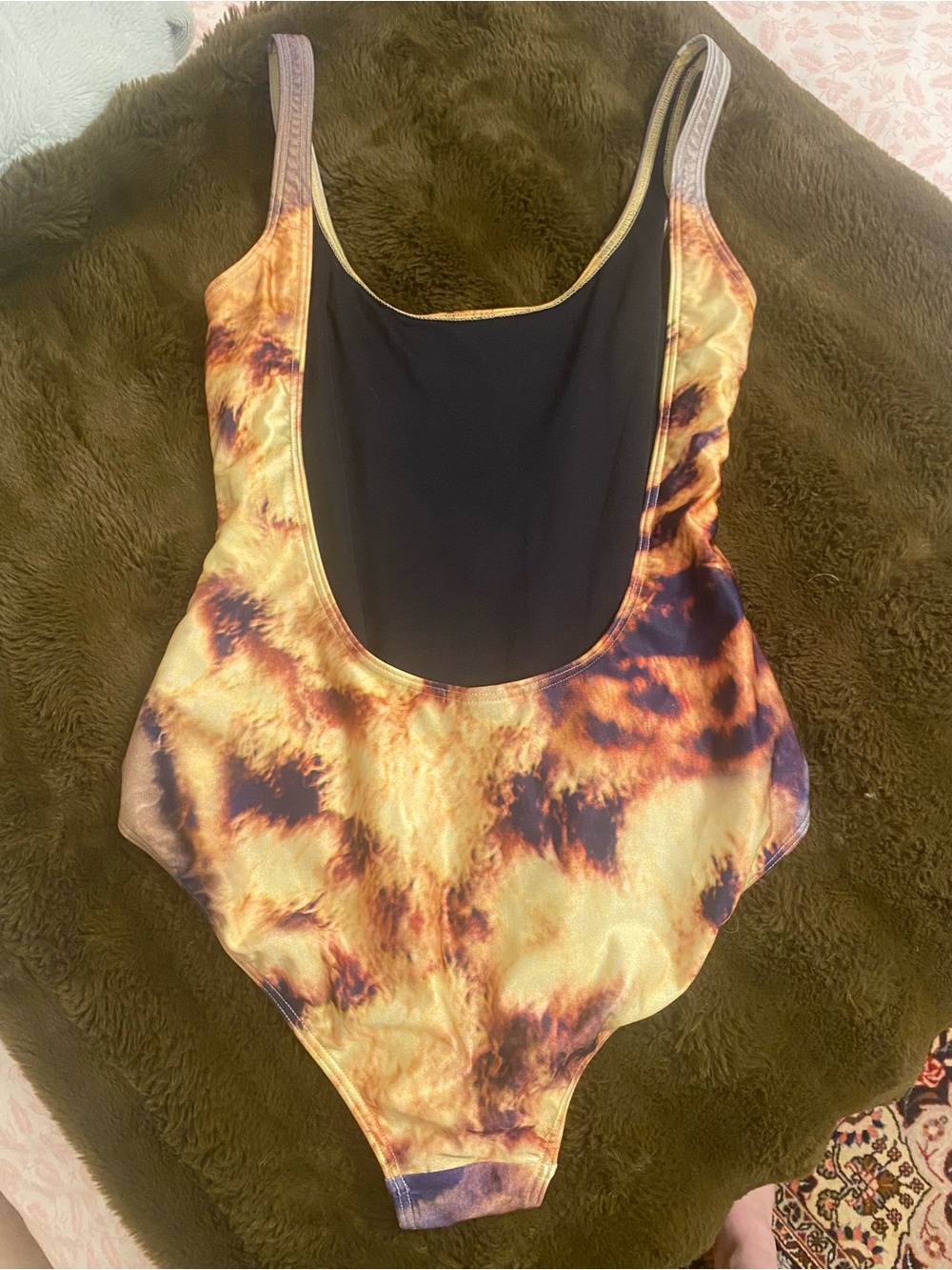 Cheetah print vintage swimsuit - Picture 2 of 2